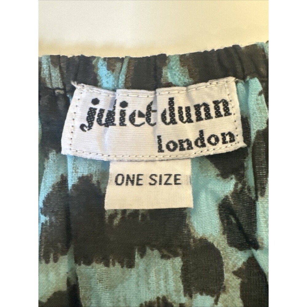 Juliet Dunn Leopard Print Maxi Dress One Size Multicolor Boho Resort Coverup - Picture 6 of 12